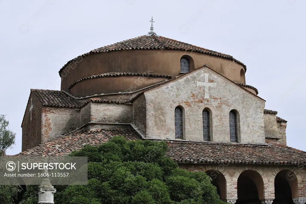 Italy, Veneto, Venice, Torcello, Santa Fosca church