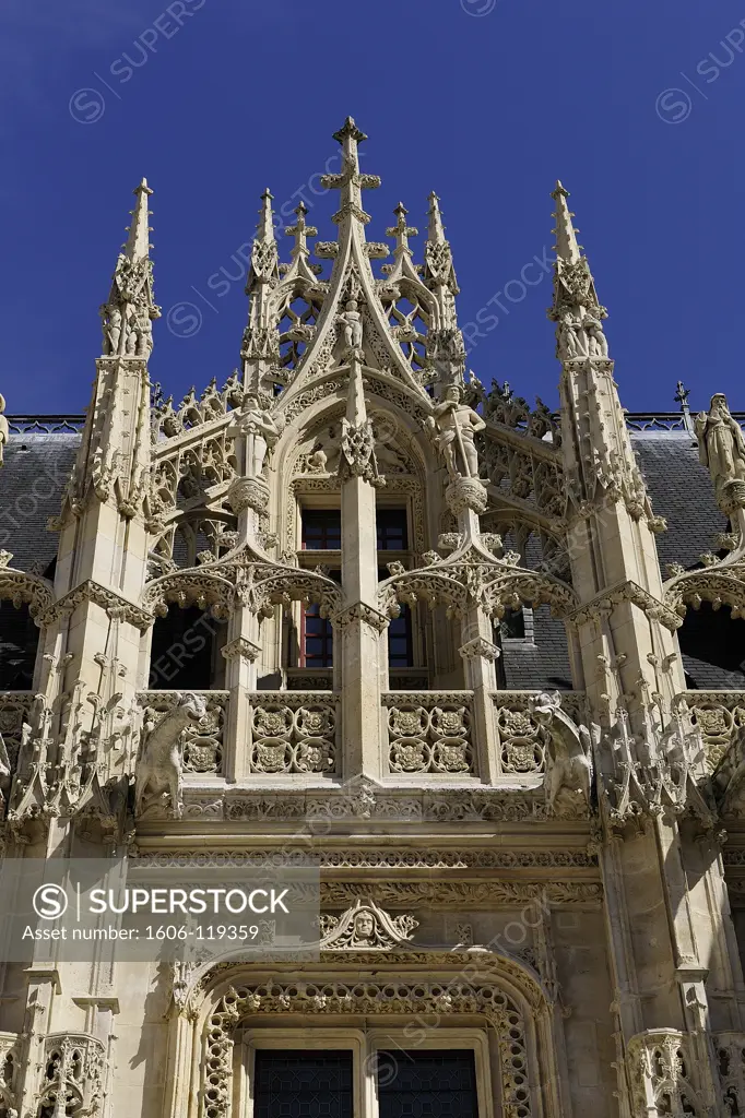 France, Normandy, Seine-Maritime, Rouen, courthouse