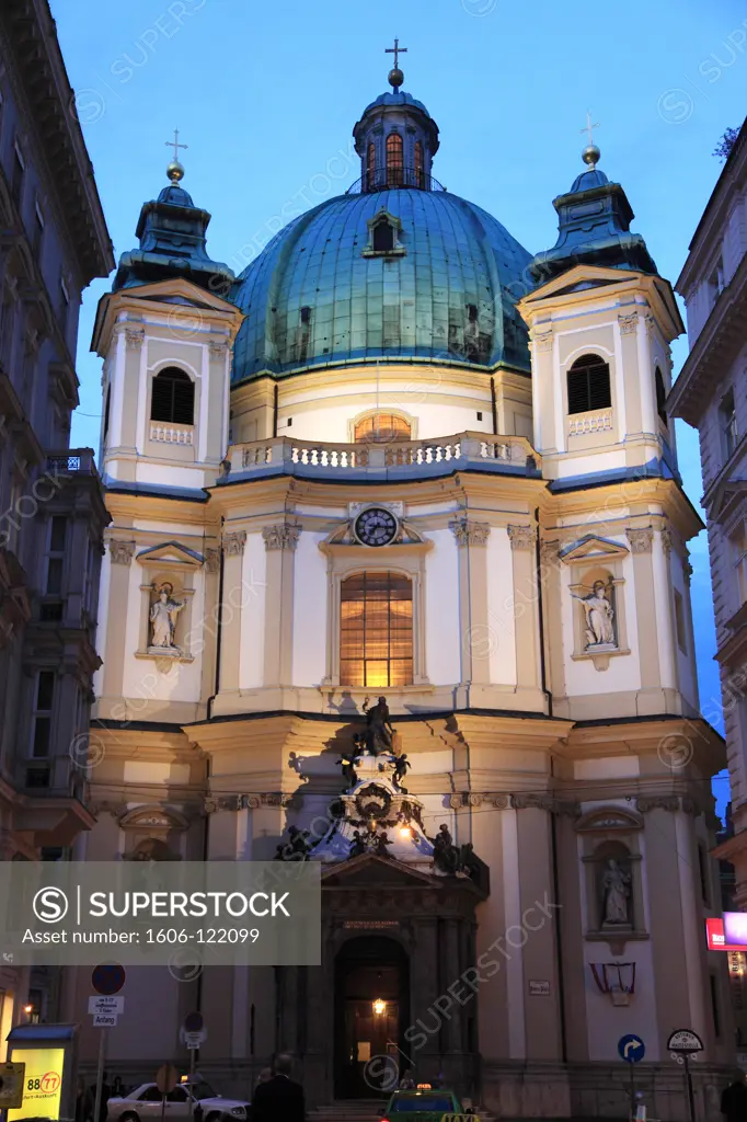 Austria, Vienna, Peterskirche, St Peter Church