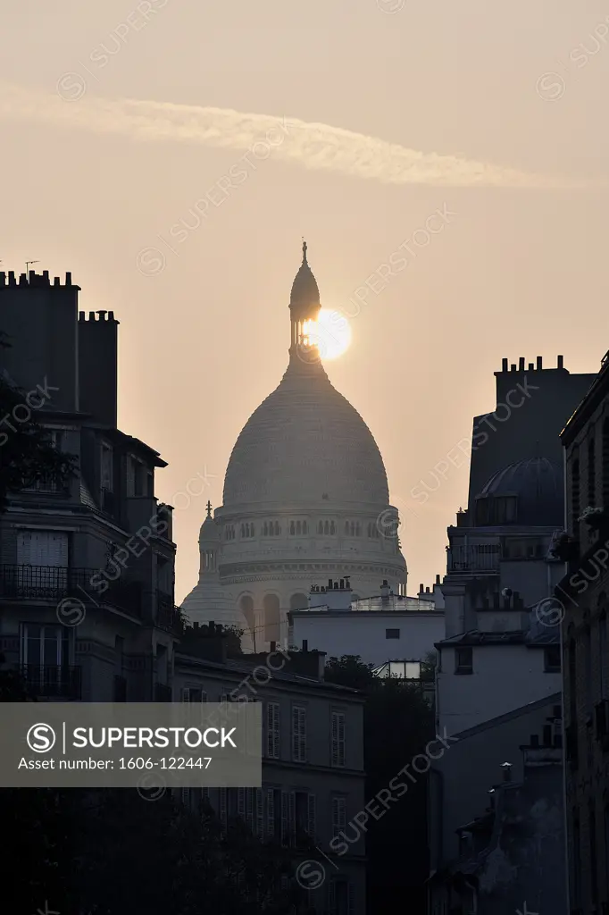 France, Paris, Montmartre, Sacred-Heart basilica