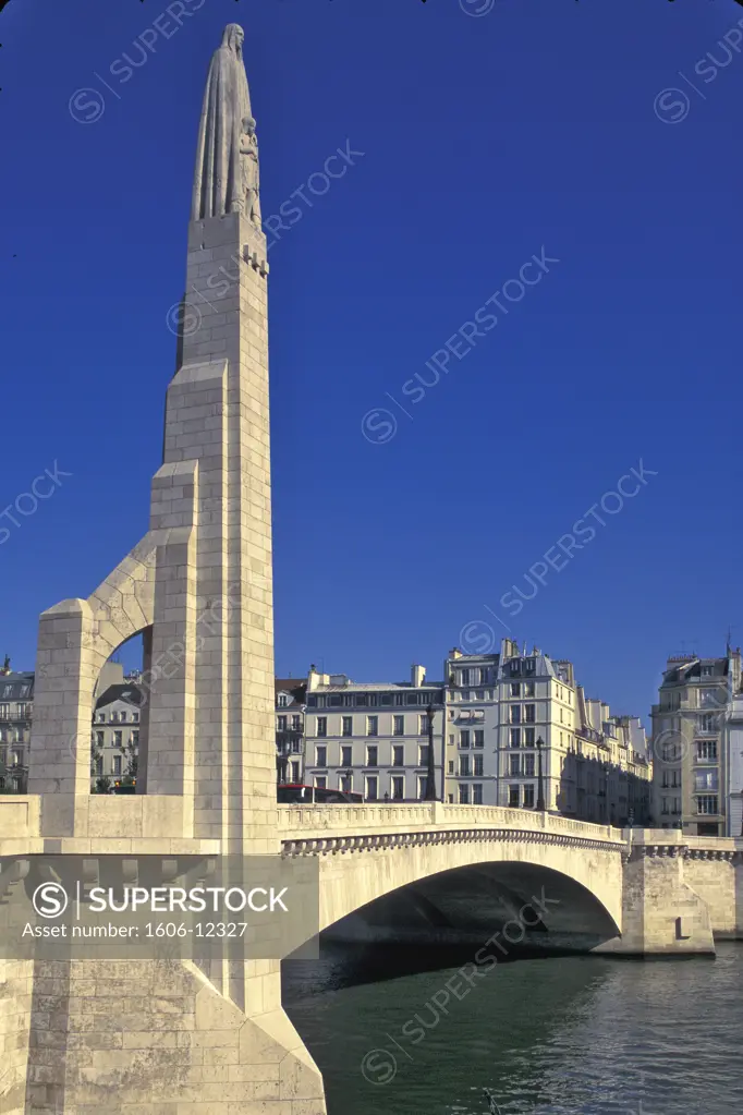 France, Paris, 4ème arrondissement, Pont de la Tournelle