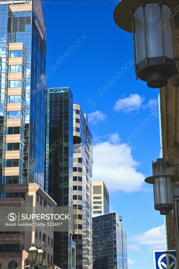 Canada, Quebec, Montral, downtown, office buildings