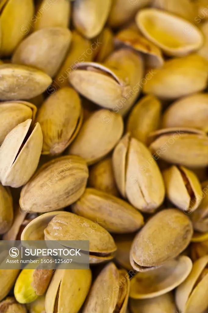 Close-up of pistachios