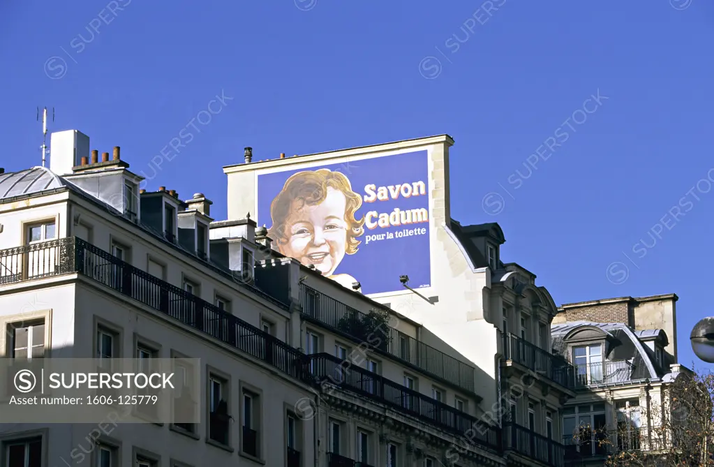 France, Paris, old poster