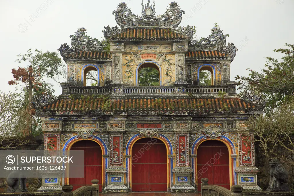 Vietnam, Hue, Citadel, Imperial Eclosure, Eastern Gate