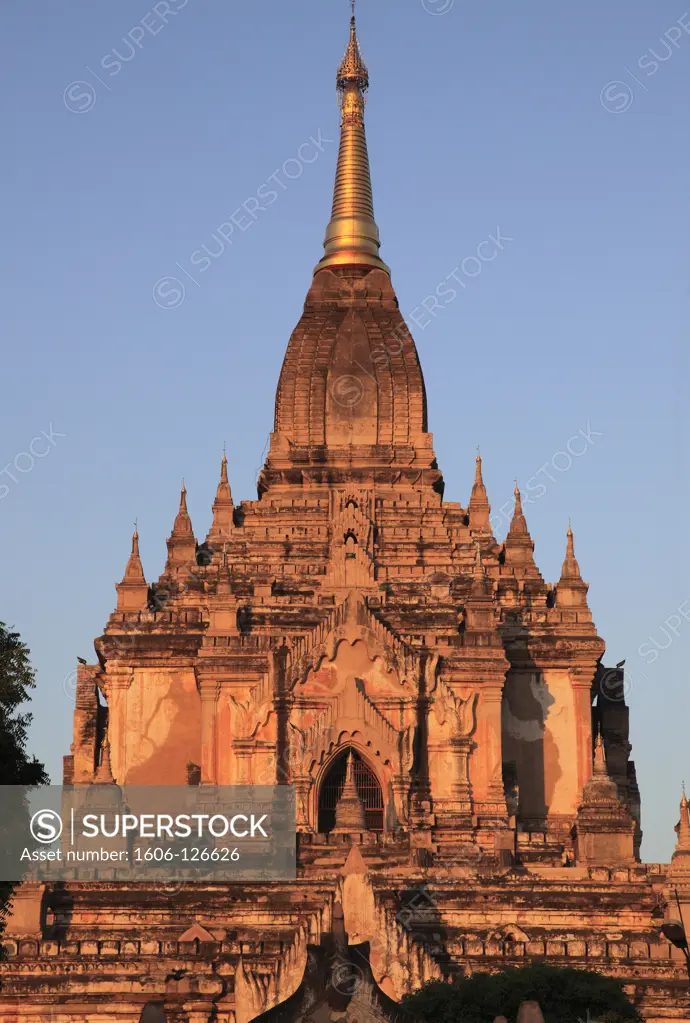 Myanmar, Burma, Bagan, Gawdawpalin Temple