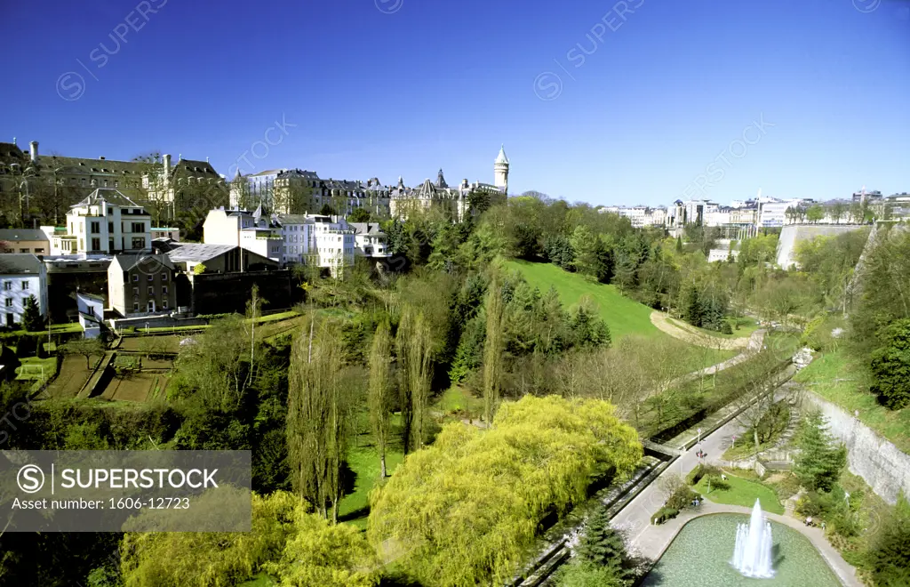 Luxembourg, town in Petrusse valley