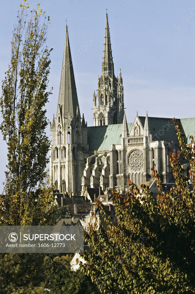France, Centre, Eure, Chartres, cathédral