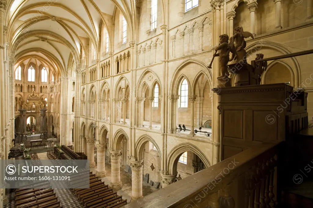 France, Ardennes, Mouzon, Notre Dame abbey church