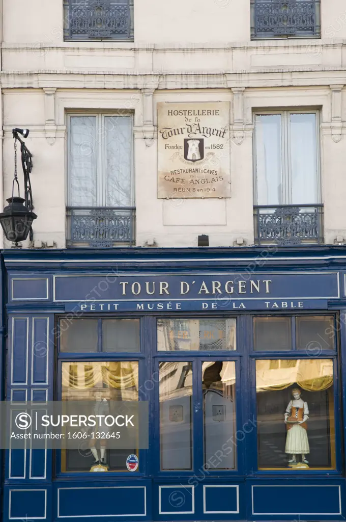 France, Paris, restaurant La Tour d'Argent