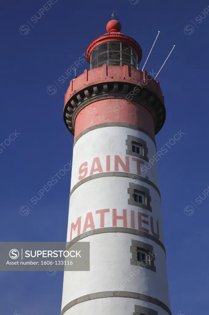 France, Brittany, Finistere (29), Plougonvelin, Saint Mathieu point, lighthouse