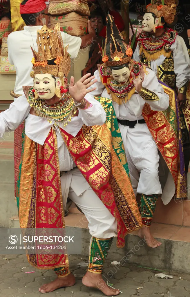 Indonesia, Bali, Mas, temple festival, masked dancers, odalan, Kuningan holiday,