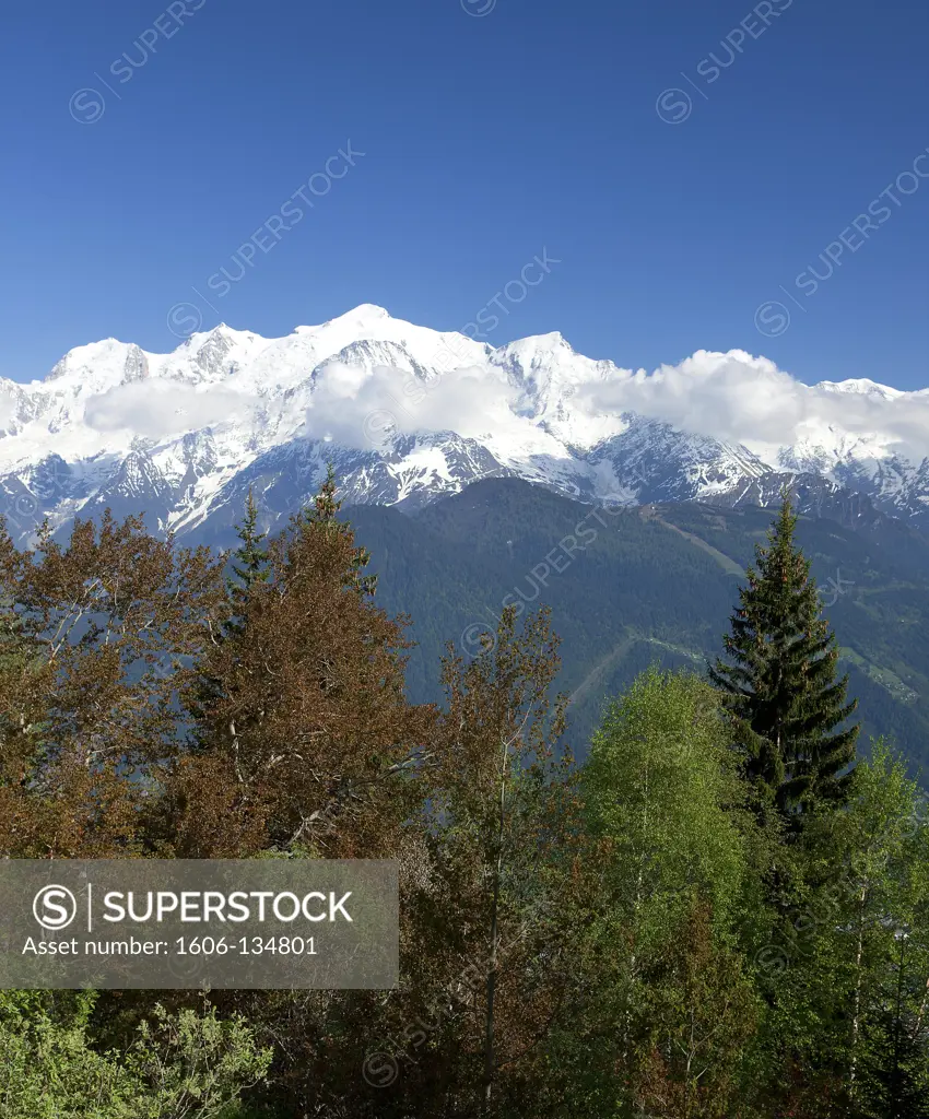 France, Alps, Haute-Savoie, Mont Blanc massif