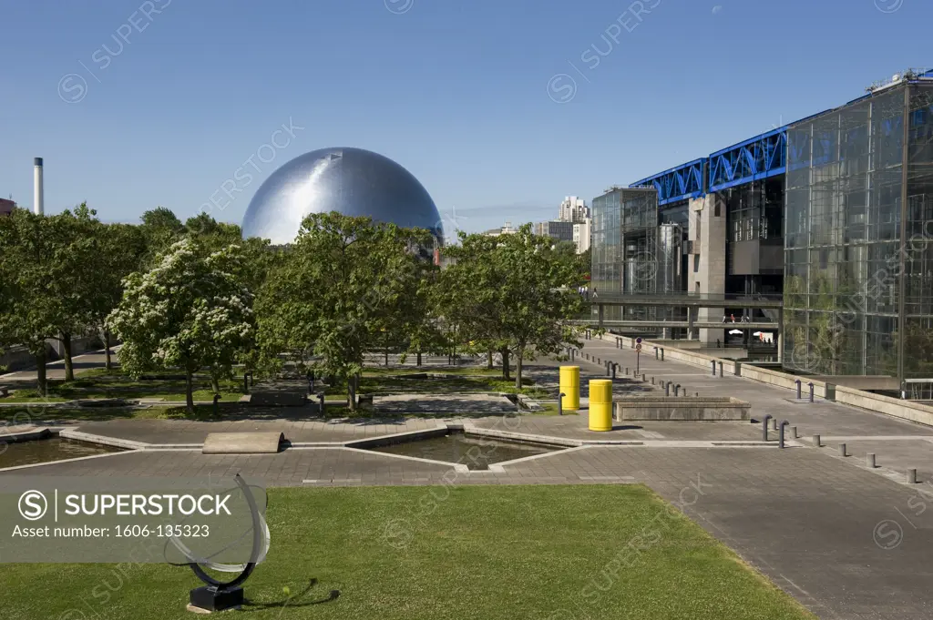 France, Paris, parc de la Villette, Cité des sciences et de l'industrie