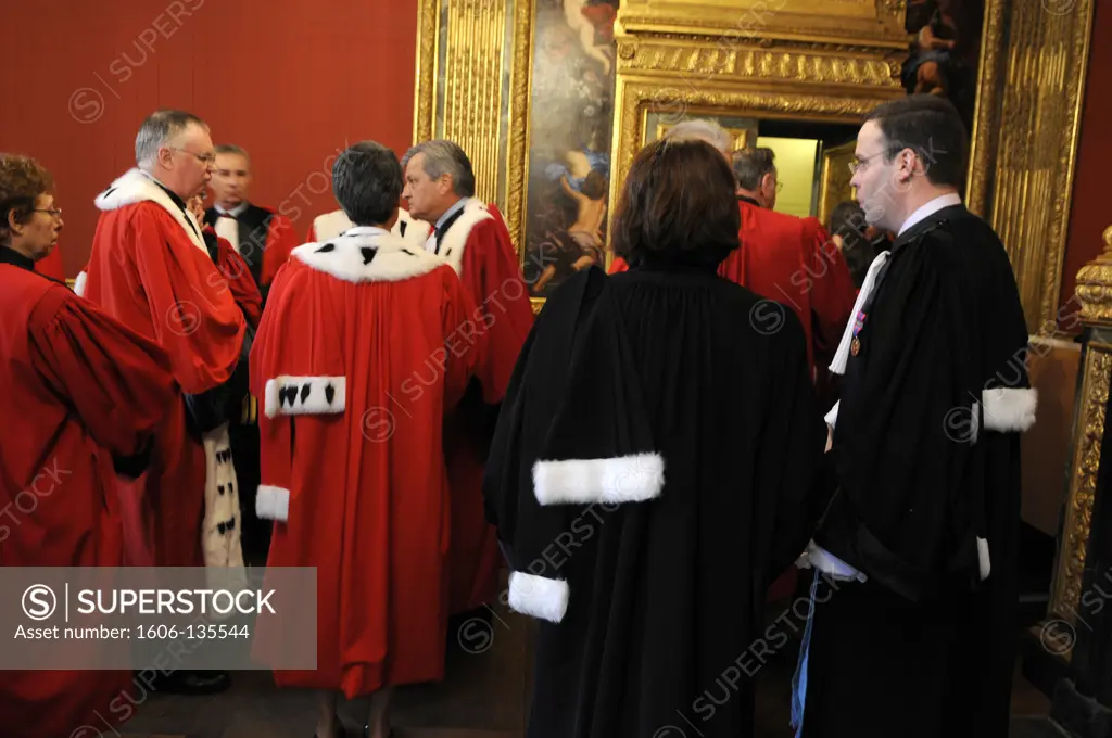 Western France, Brittany, Rennes court of appeal, ceremony