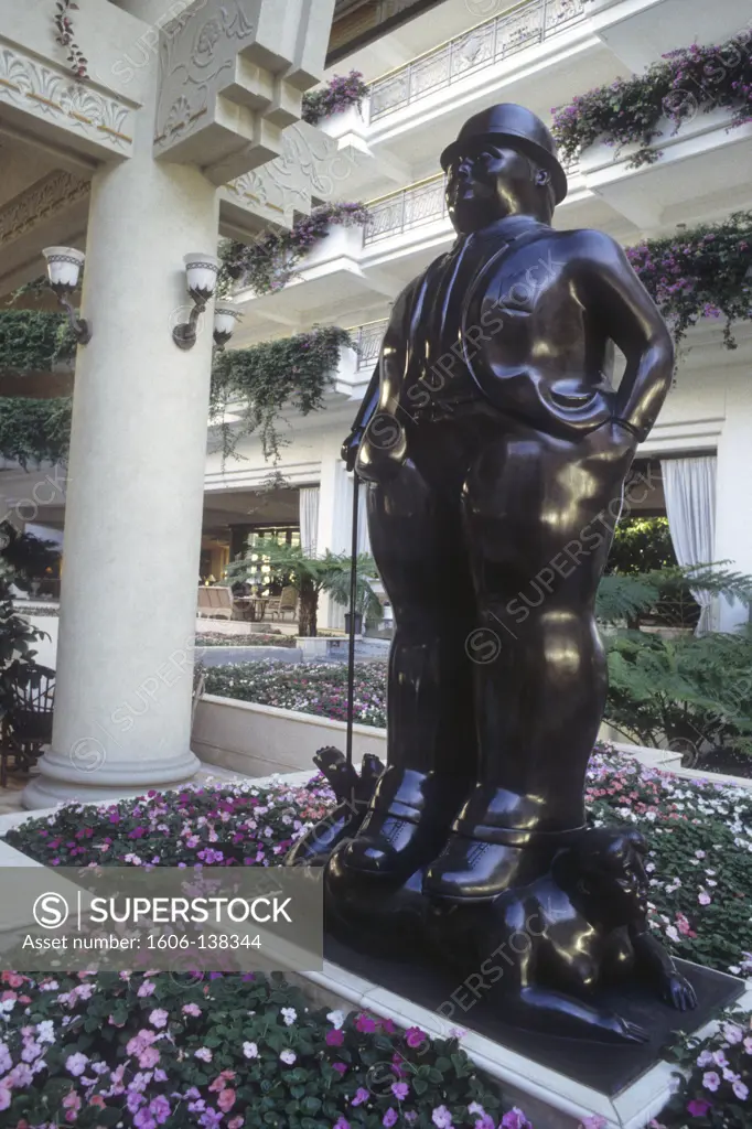 USA, Hawaii, Maui island, Wailea, Wailea Grand Resort, sculpture of Botero
