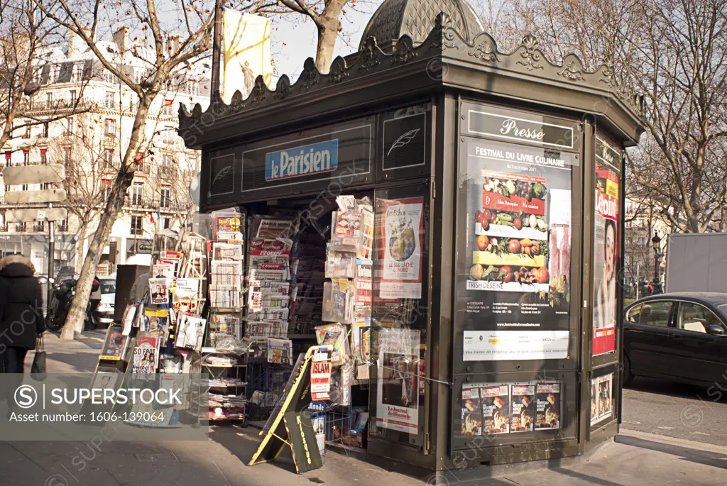 News stand, Paris France