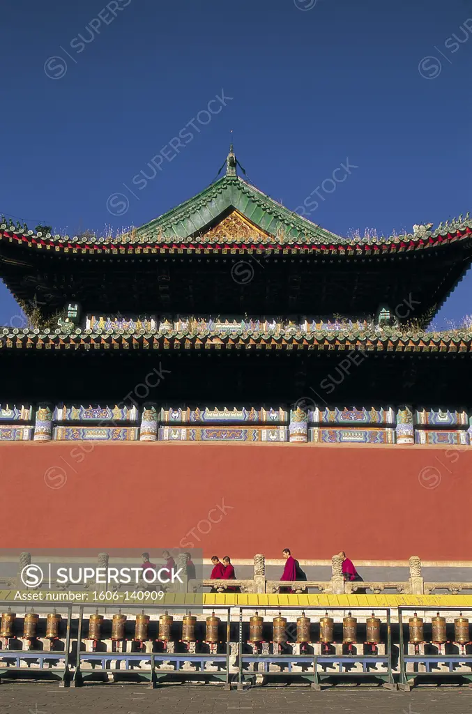 China, Hebei Province, Chengde, Temple of Universal Peace, 1755
