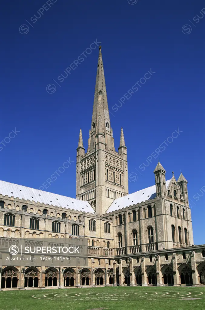 England,East Anglia,Norfolk,Norwich,Norwich Cathedral