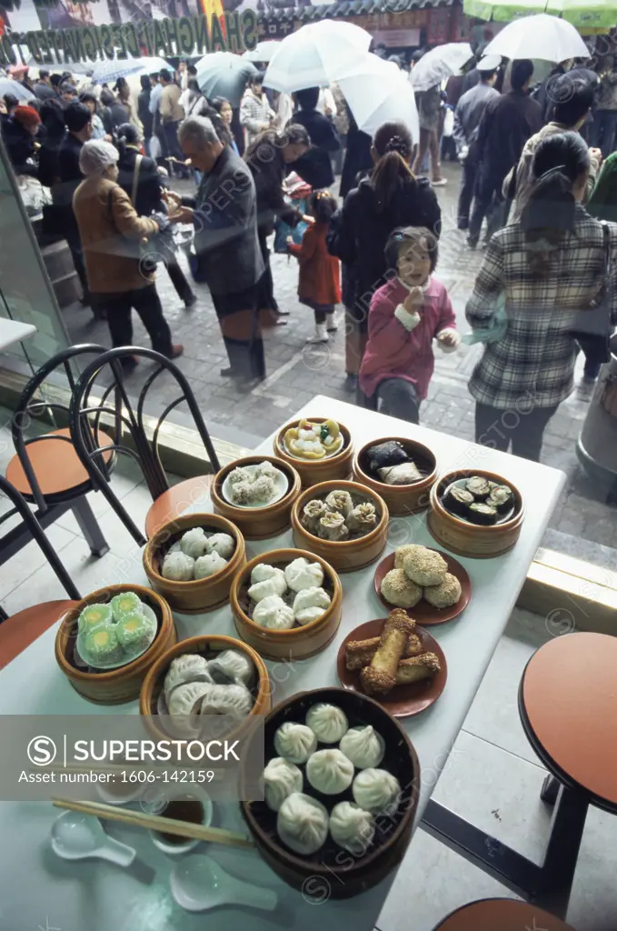 China,Shanghai,Traditonal Chinese Food,Steamed Dumplings
