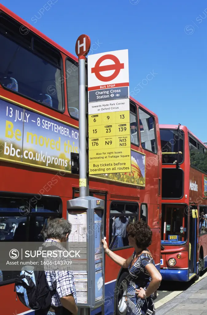 United Kingdom,Great Britain,England,London,Bus Stop