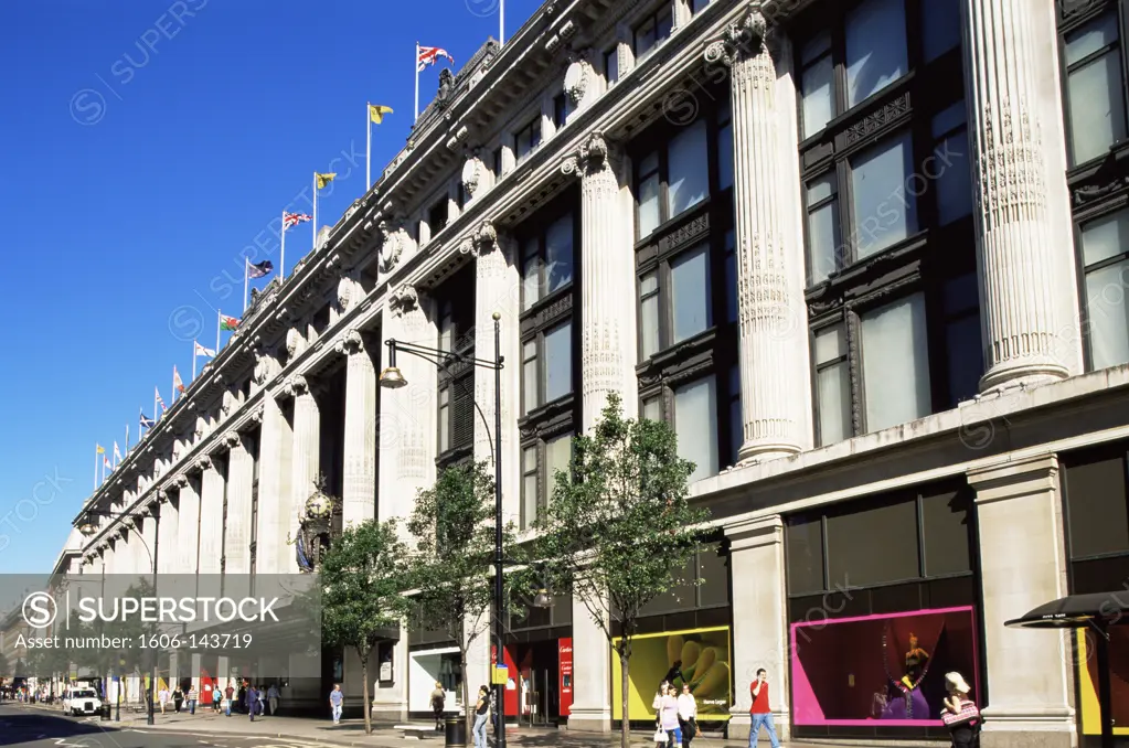 United Kingdom,Great Britain,England,London,Oxford Street,Selfridges Department Store