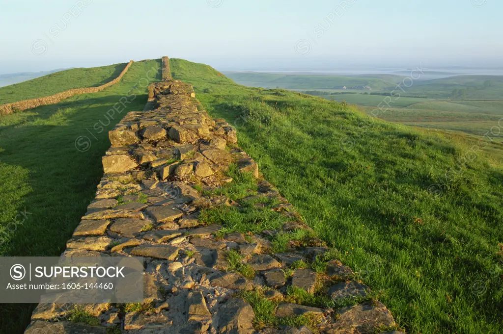 England,Northumbria,Hadrian's Wall,Views near Housesteads Roman Fort