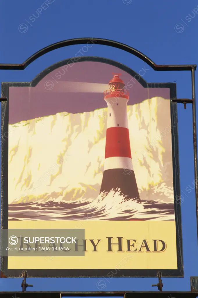 England,Sussex,Beachy Head Pub Sign