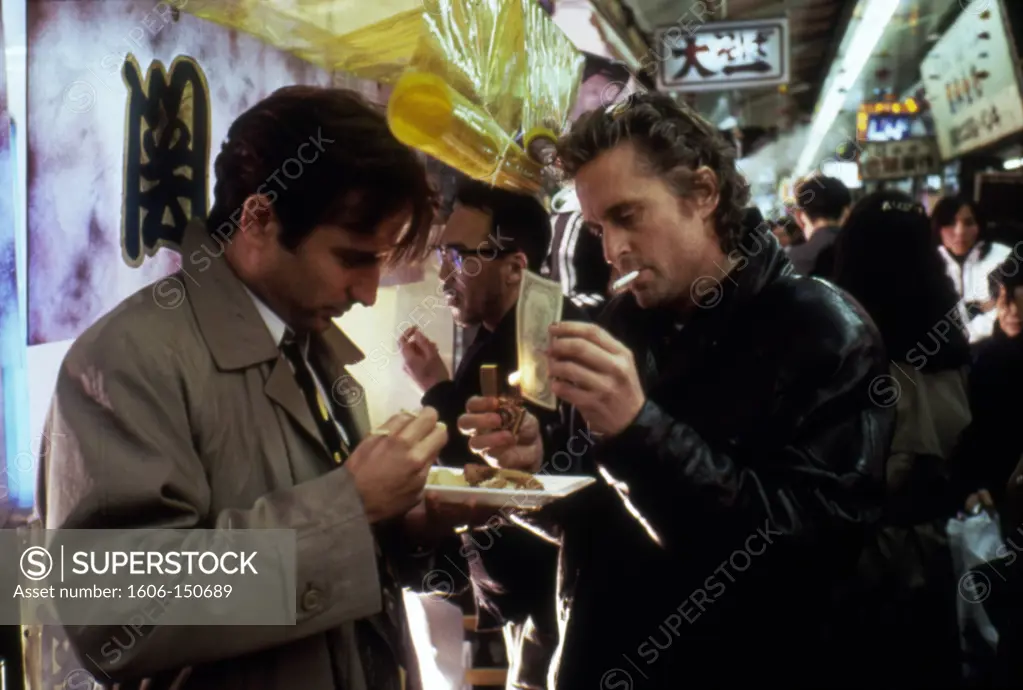 Andy Garcia, Michael Douglas / Black Rain 1989 directed by Ridley Scott