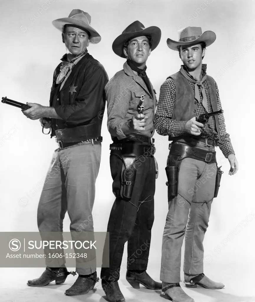 John Wayne, Dean Martin, Ricky Nelson / Rio Bravo 1959 directed by Howard Hawks