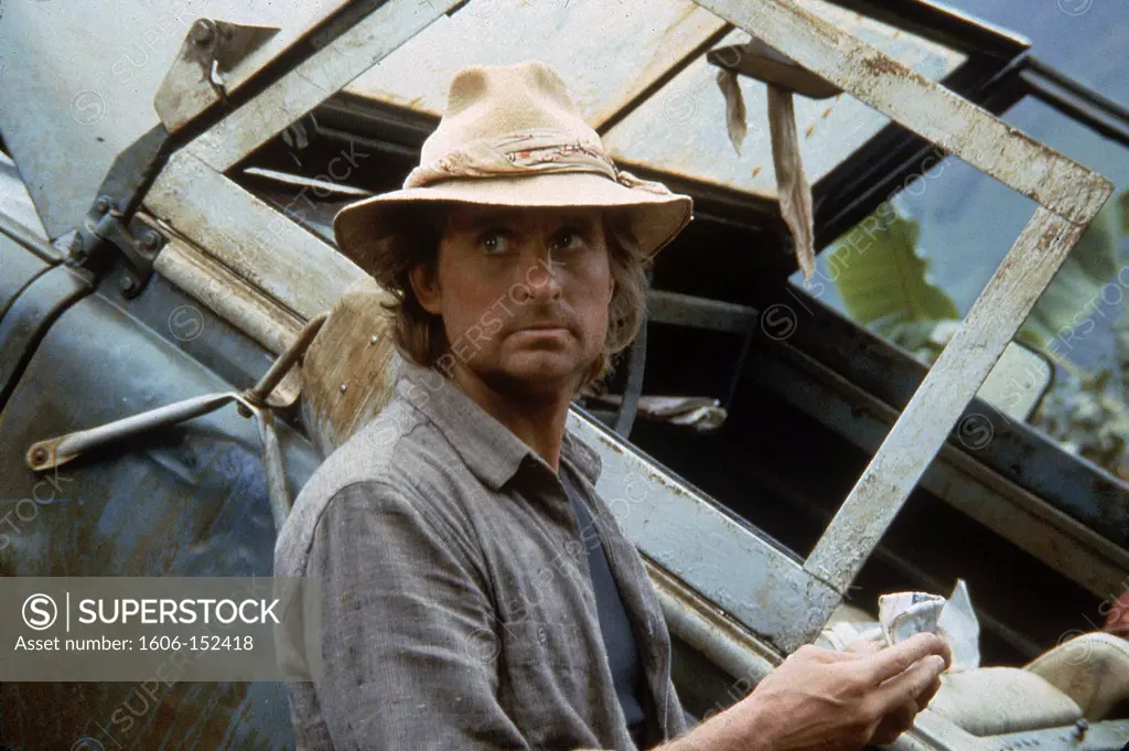 Michael Douglas / Romancing The Stone 1984 directed by Robert Zemeckis