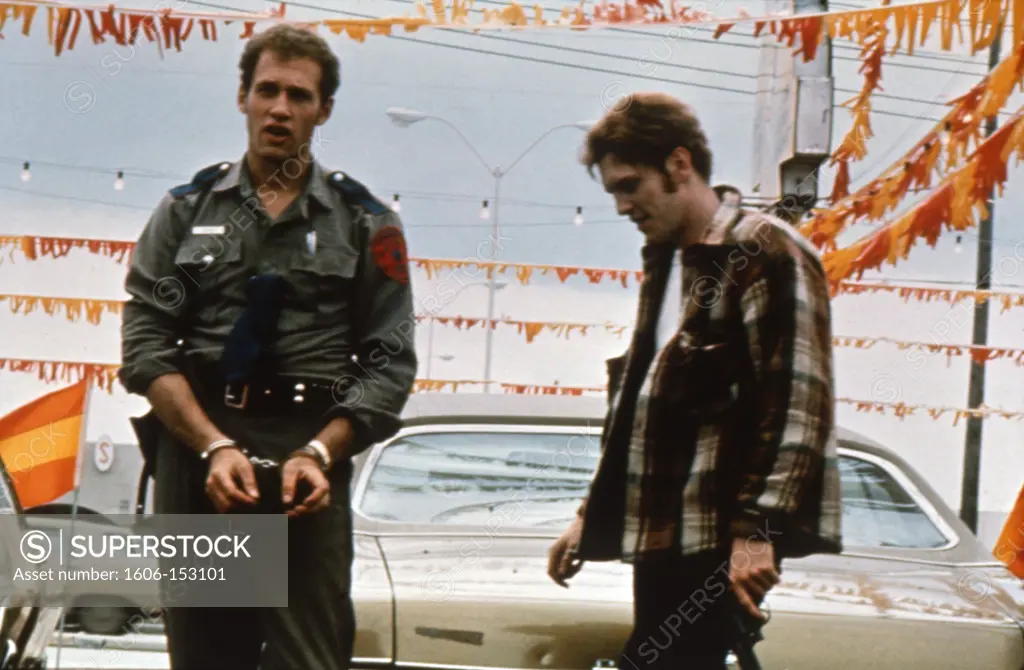 Michael Sacks, William Atherton / The Sugarland Express 1974 directed by Steven Spielberg