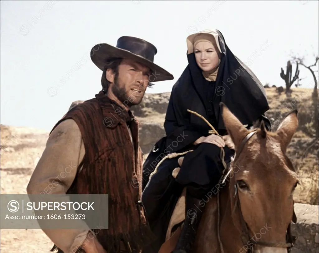 Clint Eastwood, Shirley MacLaine / Two Mules For Sister Sara 1970 directed by Don Siegel