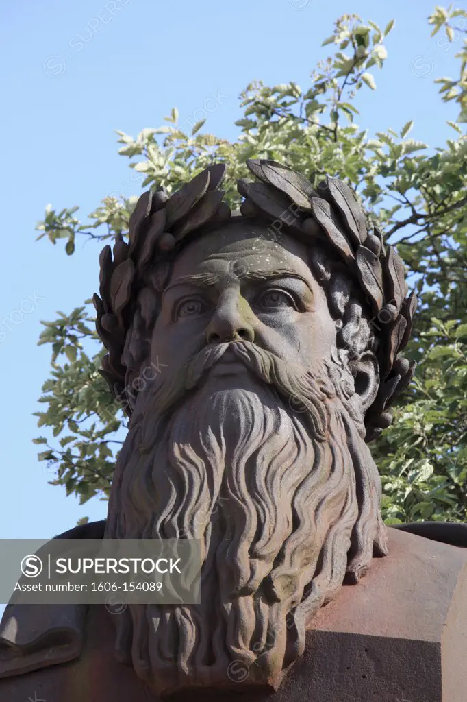 Sweden, Uppsala, Castle, Gustav Vasa statue,