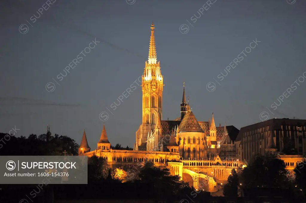 Hungary, Budapest, Matthias Church, Fishermen's Bastion,