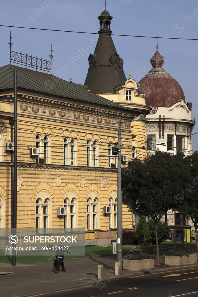 Serbia, Belgrade, Kralja Milana Street, historic architecture,