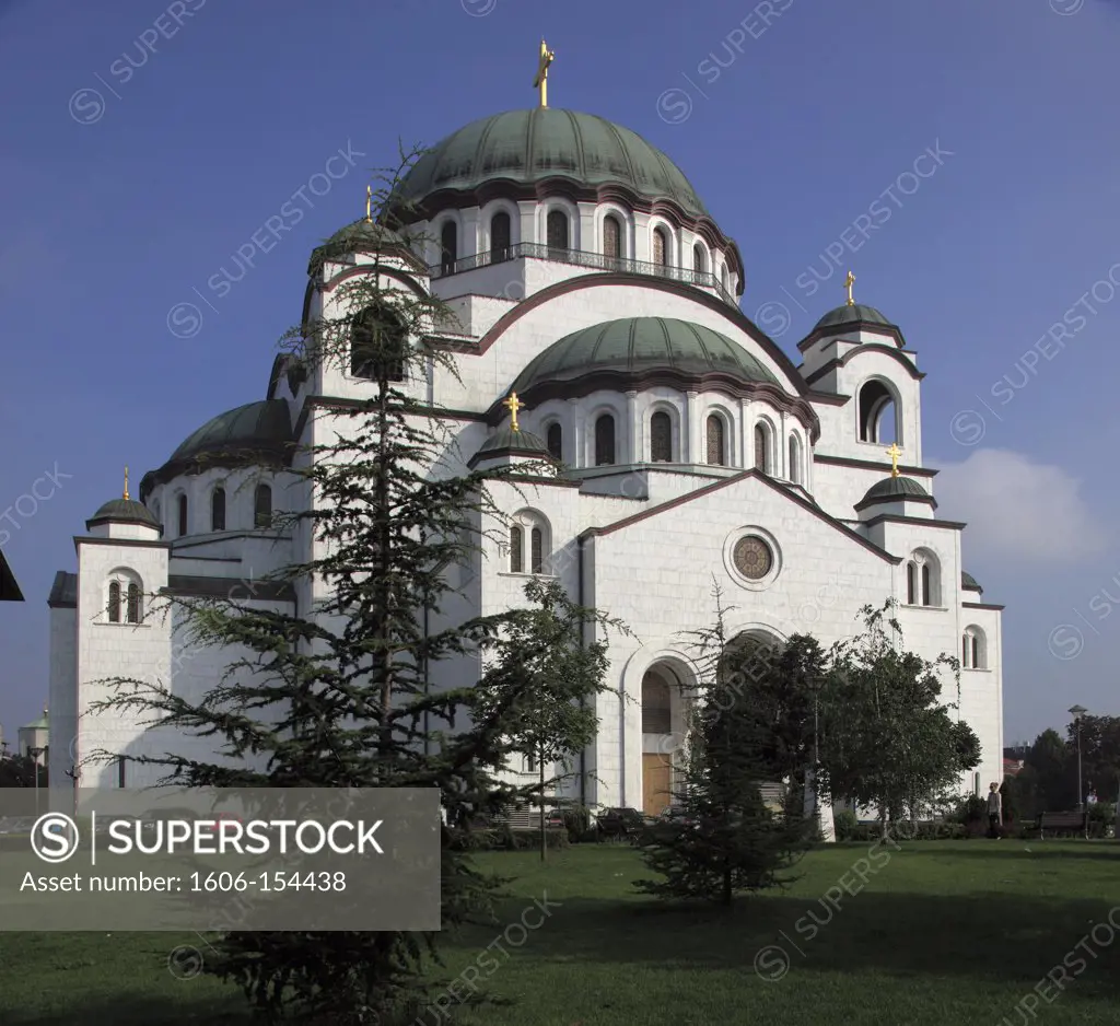 Serbia, Belgrade, Sveti Sava Orthodox Church,