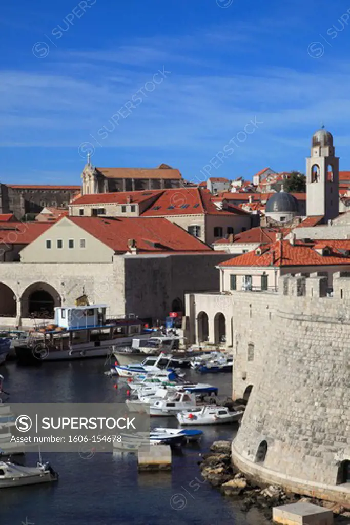 Croatia, Dubrovnik, harbour, boats,