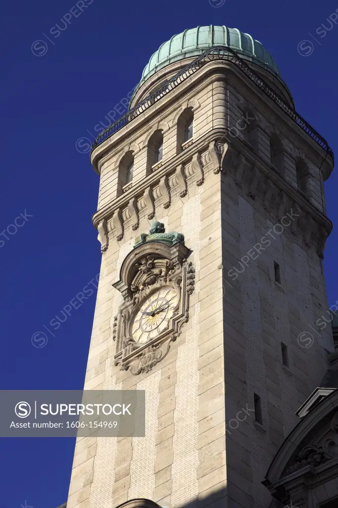 France, Paris, Sorbonne University, clock tower, observatory,