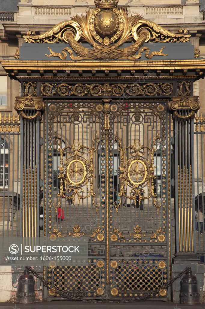 France, Paris, Palais de Justice, gate,