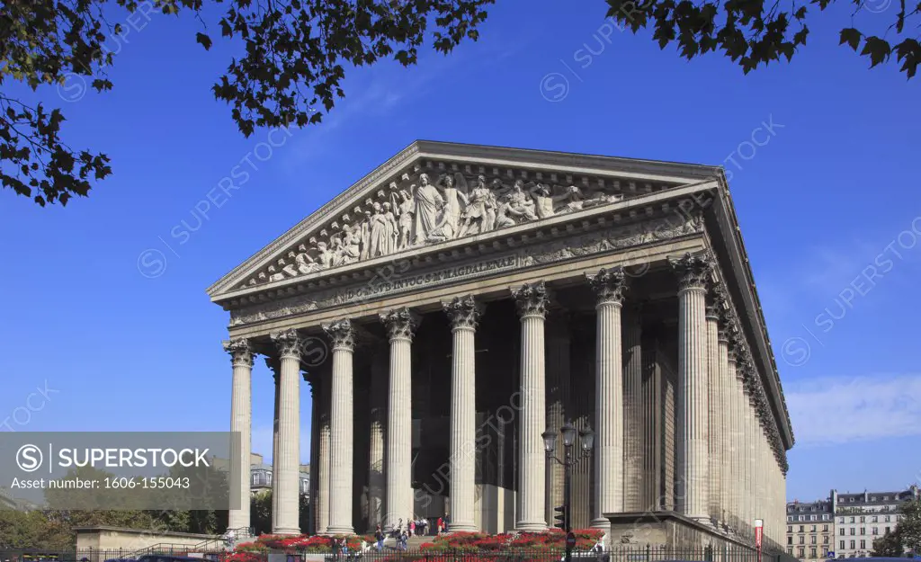France, Paris, La Madeleine Church,