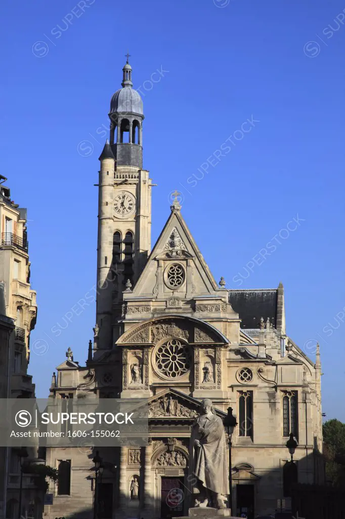 France, Paris, Église St-Étienne-du-Mont church,