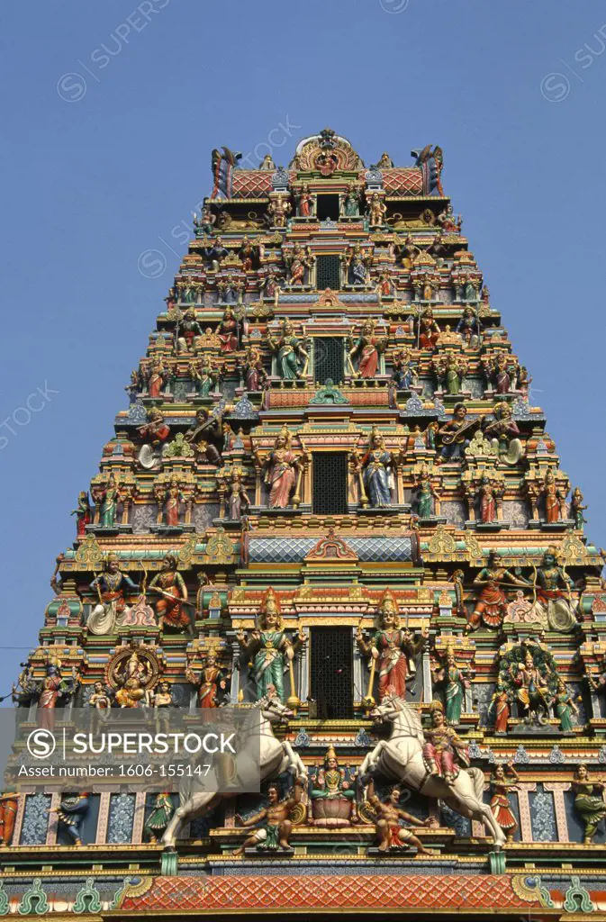 Malaysia, Kuala Lumpur, Sri Mahamariamman Hindu Temple,