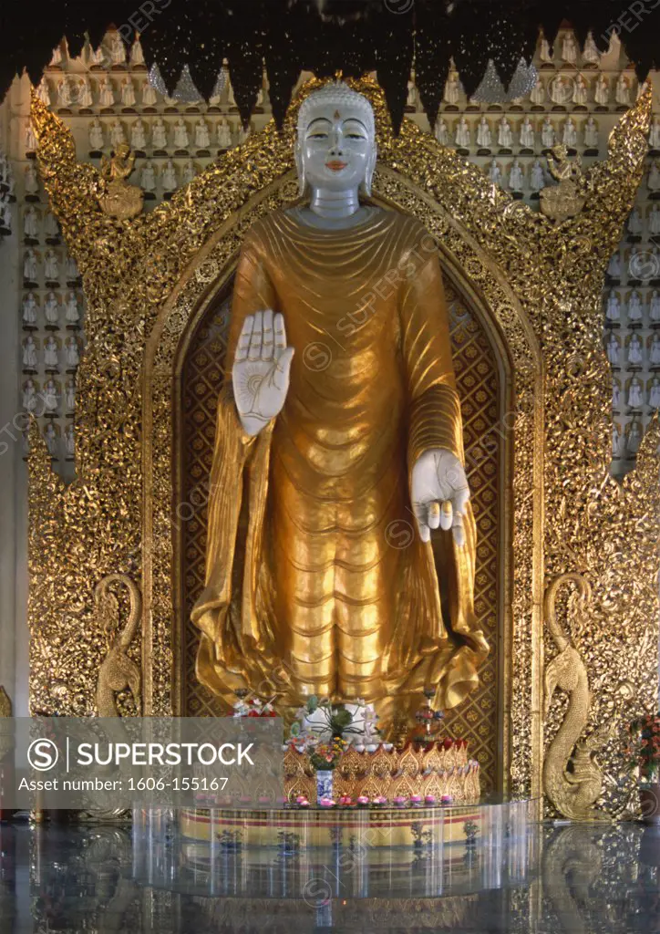 Malaysia, Penang, Wat Chayamangkalaram, thai buddhist temple,