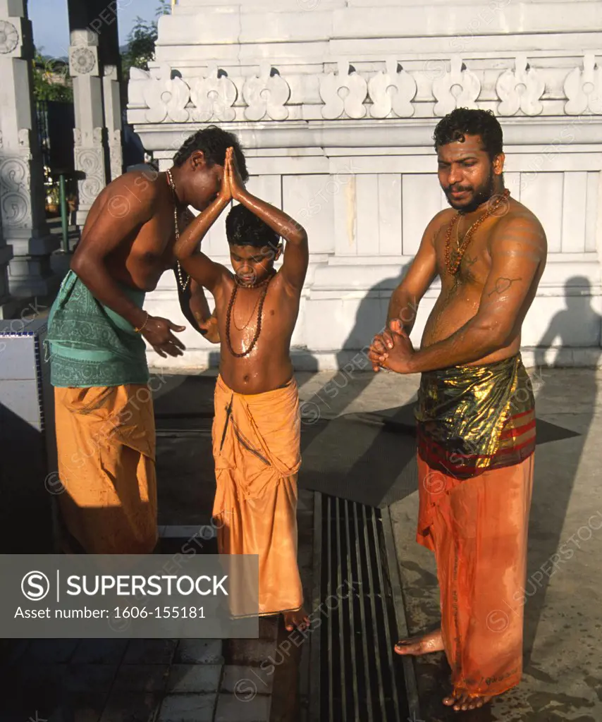 Malaysia, Penang, Thaipusam, Hindu, religious, festival, people, ablutions,