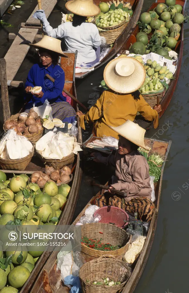 Thailand, Damnoen Saduak, floating market,