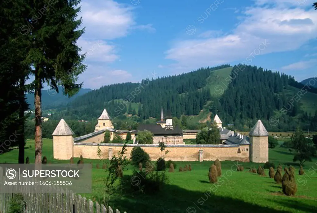 Romania, Bucovina, Sucevita Monastery,