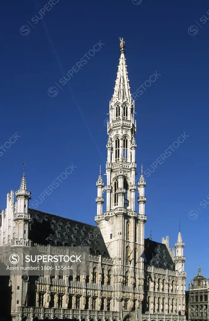 Belgium, Bruxelles, City Hall, Hotel de Ville, Grand Place,