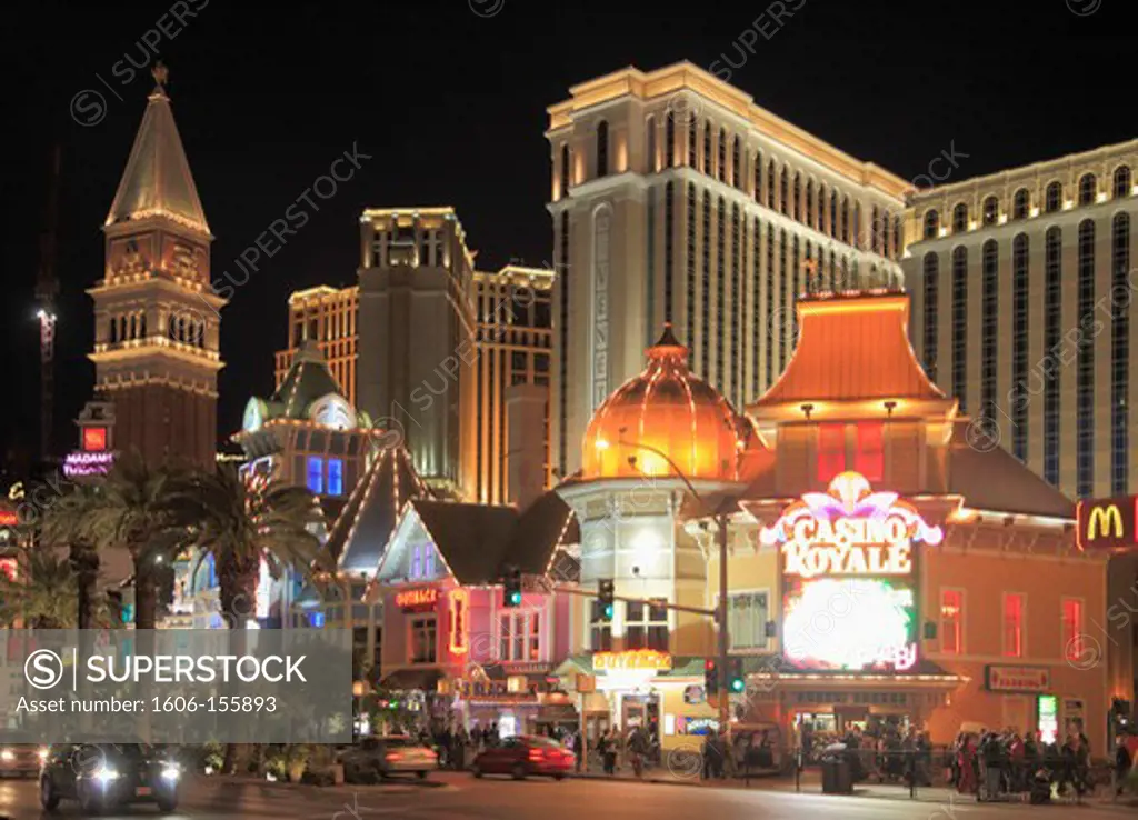 USA, Nevada, Las Vegas, The Strip, Casino Royale, The Venetian,