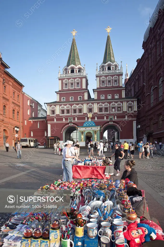 Rusia , Moscow City, Resurrection Gate to the Red Square